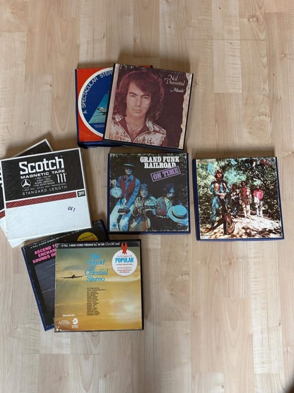 Reel to reel bundle - CCR Green River, Neil Diamond, Grand Funk, American Air